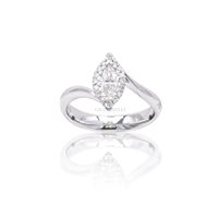 Anello Recarlo Donna in Oro bianco Diamante R85SC002/0405-14